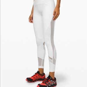 Brand New White Lulu Lemon Leggings